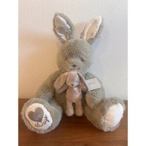 Hallmark Always Near Heart Bunny Rabbit Plush Set New With Tags